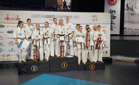 Фастівчани завоювали призові місця на чемпіонаті Європи з кіокушинкай карате
