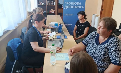 У Широкій Балці постраждалі від обстрілів отримали допомогу від ООН