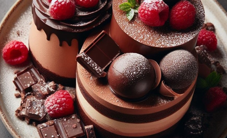 Готуємо сьогодні: десерт "Три шоколади"