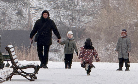 Місто трішки притрусило снігом. Недільний фотоальбом з Первомайська