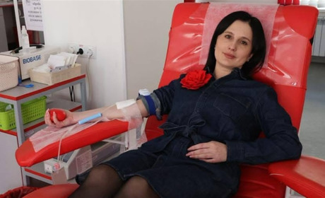 Ірина Борзова підтримала донорську ініціативу на Вінниччині власним прикладом