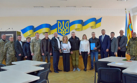 У Жмеринці привітали військових та учасників АТО з нагоди Дня захисників та захисниць України