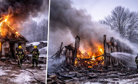 У Корюківському районі за добу сталися дві пожежі: загинула жінка