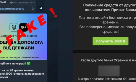 Переяславець перейшов за посиланням нібито на сайт "Дія ЄДопомога" і втратив майже 25 тисяч: поліція