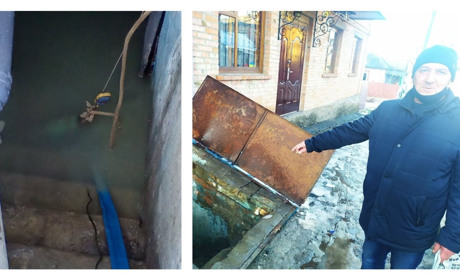 Через порив у мережі водопостачання затопило підвали по вулиці Горького