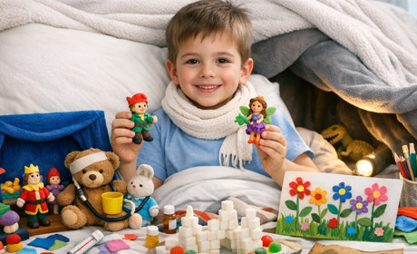 Як розважити дитину, яка захворіла: 15 ідей для веселого дозвілля вдома