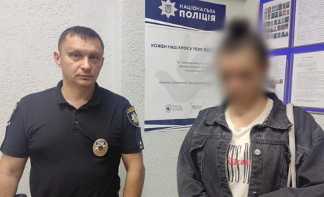 Шосткинські правоохоронці розшукали неповнолітню, яка кілька діб не була вдома