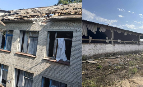 В Білопільській громаді за два дні зруйновано школу, господарські приміщення, житлові будинки