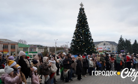 Дитинство має тривати. У Городку урочисто відкрили головну ялинку громади