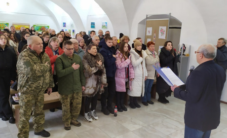 В Умані відбувся патріотичний захід до Дня Соборності України