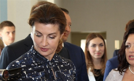 Мелитопольская власть перед Мариной Порошенко похвасталась своими достижениями 