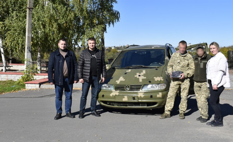 У Жмеринці придбали та передали автівку та тепловізор для «Ангелів Вінниччини»