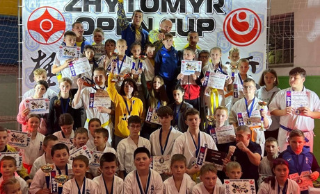 Звягельські каратисти вибороли понад 30 медалей на турнірі" Zhytomyr Open Cup"