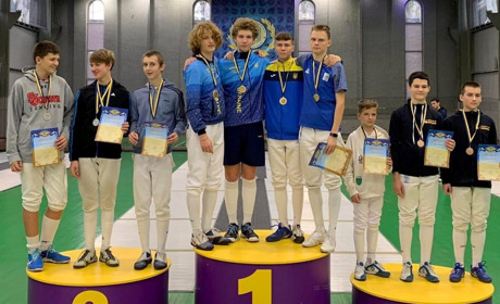 Вихованці Нетішинської КДЮСШ стали призери чемпіонату України з фехтування на шаблях