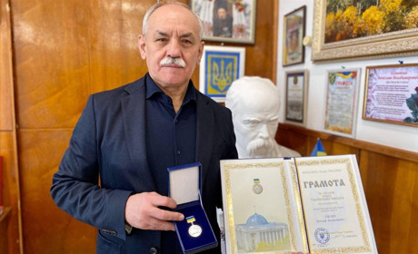 Міський голова Переяслава отримав відзнаку Верховної Ради «За заслуги перед Українським народом»