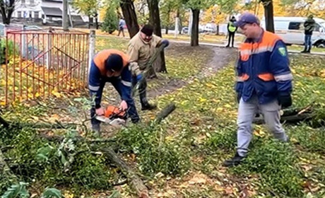 Після рашистської атаки Славутчиною пронеслася негода