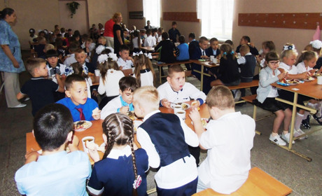 У їдальні Попаснянської багатопрофільної гімназії № 25 провели капітальний ремонт 