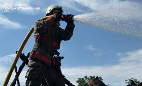 Вогнеборці врятували житловий будинок під час пожежі на Звягельщині