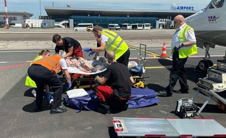 Жительку Одещини, постраждалу від російського обстрілу, евакуювали на лікування до Австрії