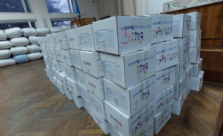 Сміла отримала гуманітарний вантаж для облаштування місць проживання ВПО та пунктів незламності
