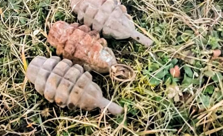 У Славуті сапери знищили гранати часів Другої світової війни