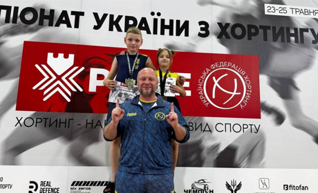 Юні спортсмени Антон і Злата Литвиненки з Переяславщини стали чемпіонами України з хортингу