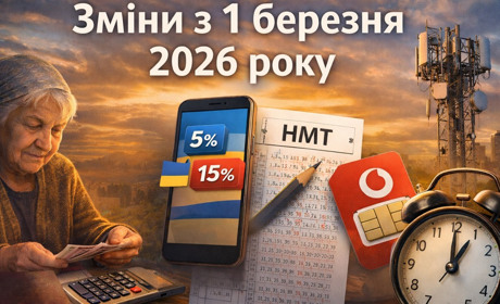 Зміни з 1 березня 2026 року: що важливо знати українцям