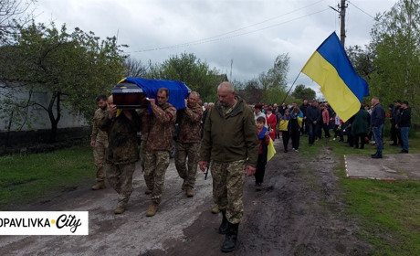 У Мар’яній Рощі в останню путь провели сапера Валерія Подеречу(ВІДЕО)