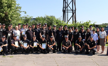 У Петропавлівці привітали поліцейських з професійним святом