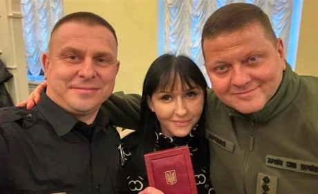 Відому волонтерку Юлію Толмачову нагородили орденом княгині Ольги І ступеня