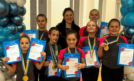 9 нагород вибороли жмеринські гімнасти з колективу «Art Dance» на чемпіонаті Одеської області