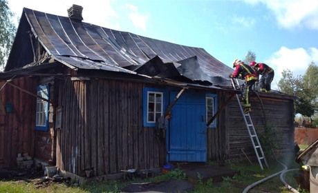 У Степангороді горів житловий будинок
