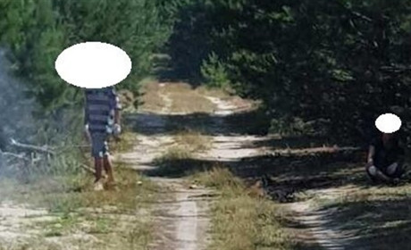 Чоловік випалював кабелі в лісовому масиві в межах Славути. Його піймали на гарячому