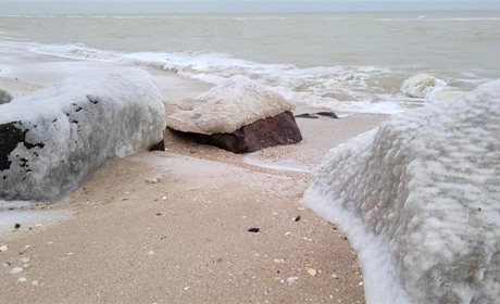 Азовське море на пазлах від Мелітополь.Сіty. Яке воно взимку?