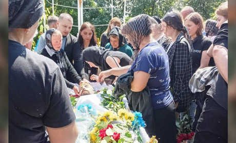 На Дунаєвеччині попрощалися з городоччанином Сергієм Токарем