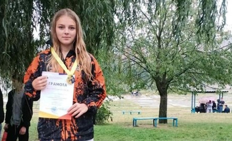 Барська легкоатлетка Ксенія Могила стала презеркою чемпіонату області