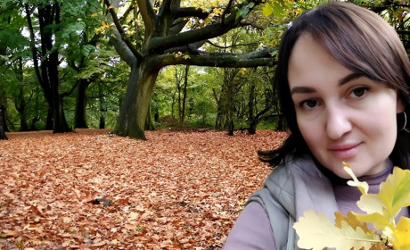 Двічі переселенка з Луганщини Олена Печенєвська знайшла прихисток в Ірпені й згадала про дитячу мрію