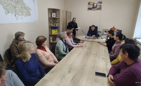 Поліцейський офіцер Річківської громади відзвітував за виконану роботу у 2024 році