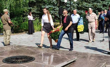 Мітинг-реквієм у Новій Каховці