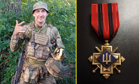 Солдат Олексій Рибка з Переяслава посмертно нагороджений відзнакою "Золотий хрест"
