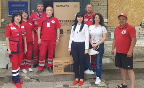Нові побутові прилади доставили для медичних працівників купʼянської екстренки