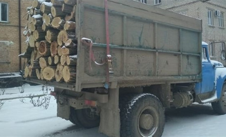 Дрова з акації везли в Нову Каховку