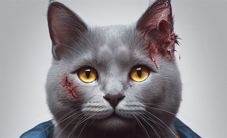 Як нейромережа бачить життя у прифронтовому Нікополі: добірка зображень із котами