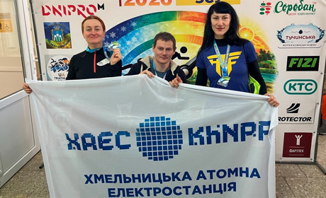 Нетішинські атомники - серед призерів благодійних змагань «Amber Indoor Triathlon»