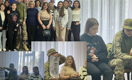 У Вараші школярі зустрілися із захисником. Про що говорили?