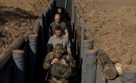 На правобережжі Херсонщині завершується будівництво оборонних рубежів