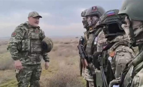 На Херсонщині знищений автомобіль з бойовиками Рогозіна