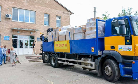 Кагарлицька лікарня отримала гуманітарний вантаж