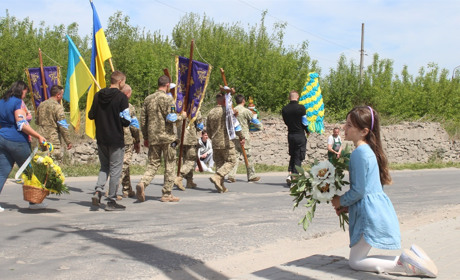 Городоччина попрощалася із вбитим війною Олександром Дезіком. Йому було всього 24 роки