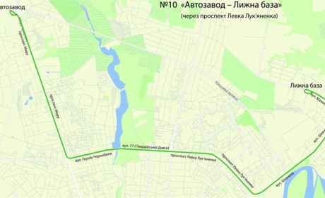 Новий автобусний маршрут № 10 з'єднає мікрорайони ЗАЗ і Сіверянка в Чернігові